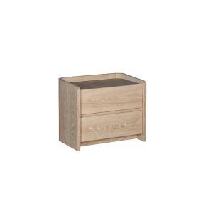 Laguna 2 Drawer Nightstand - Natural - Perspective