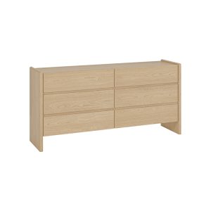 Loleta - 6 Drawer Dresser - Perspective