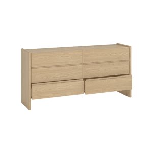 Loleta - 6 Drawer Dresser - Perspective Open